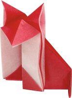 folia Faltblätter transparent 10 x 10 cm mehrfarbig 500 Blatt