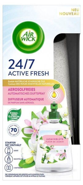 AIRWICK Duftspender 24/7 ACTIVE FRESH blumig 228 ml, 1 Set