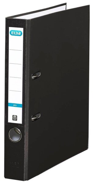 ELBA smart Pro Ordner schwarz Kunststoff 5,0 cm DIN A4, 1 St.
