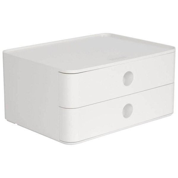 HAN Schubladenbox Smart Box ALLISON  weiß 1120-12D, DIN A5 mit 2 Schubladen, 1 St.