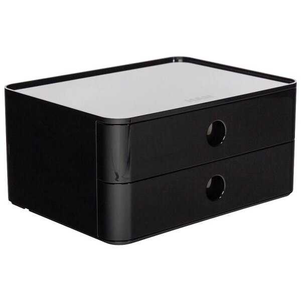 HAN Schubladenbox Smart Box ALLISON  schwarz 1120-13D, DIN A5 mit 2 Schubladen, 1 St.