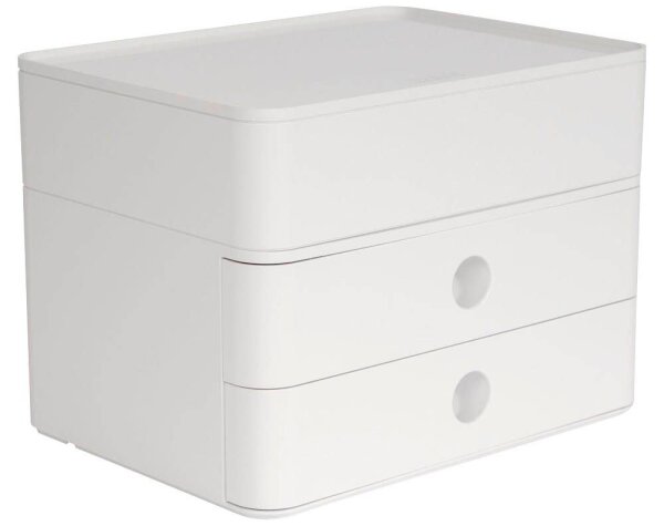 HAN Schubladenbox Smart Box plus ALLISON  weiß 1100-12D, DIN A5 mit 3 Schubladen, 1 St.