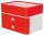 HAN Schubladenbox Smart Box plus ALLISON  rot 1100-17D, DIN A5 mit 3 Schubladen, 1 St.