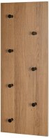 HAKU Möbel Wandgarderobe 37142 eiche Holz 7 Haken 80,0 x 30,0 cm, 1 St.