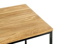 HAKU Möbel Beistelltisch quadratisch Massivholz eiche 45,0 x 45,0 x 45,0 cm, 1 St.