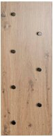 HAKU Möbel Wandgarderobe 37442 eiche Holz 7 Haken 80,0 x 30,0 cm, 1 St.