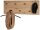 HAKU Möbel Wandgarderobe 37442 eiche Holz 7 Haken 80,0 x 30,0 cm, 1 St.