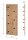 HAKU Möbel Wandgarderobe 37442 eiche Holz 7 Haken 80,0 x 30,0 cm, 1 St.
