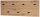 HAKU Möbel Wandgarderobe 37442 eiche Holz 7 Haken 80,0 x 30,0 cm, 1 St.