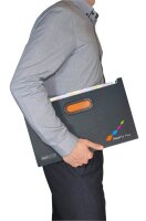RAPESCO® Fächermappe Supafile Plus 13 Fächer schwarz, 1 St.