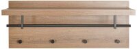 HAKU Möbel Wandgarderobe 37144 eiche Holz 4 Haken 75,0 x 30,0 cm, 1 St.
