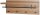 HAKU Möbel Wandgarderobe 37144 eiche Holz 4 Haken 75,0 x 30,0 cm, 1 St.