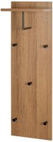 HAKU Möbel Wandgarderobe 37148 eiche Holz 5 Haken...