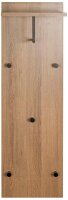 HAKU Möbel Wandgarderobe 37148 eiche Holz 5 Haken 30,0 x 100,0 cm, 1 St.