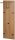 HAKU Möbel Wandgarderobe 37148 eiche Holz 5 Haken 30,0 x 100,0 cm, 1 St.