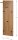 HAKU Möbel Wandgarderobe 37148 eiche Holz 5 Haken 30,0 x 100,0 cm, 1 St.