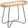 HAKU Möbel Beistelltisch oval MDF-Platte braun 70,0 x 33,0 x 55,0 cm, 1 St.