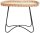 HAKU Möbel Beistelltisch oval MDF-Platte braun 70,0 x 33,0 x 55,0 cm, 1 St.