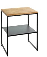 HAKU Möbel Beistelltisch rechteckig Massivholz eiche...