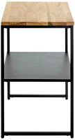 HAKU Möbel Beistelltisch rechteckig Massivholz eiche 45,0 x 35,0 x 60,0 cm, 1 St.