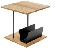 HAKU Möbel Beistelltisch quadratisch Massivholz...