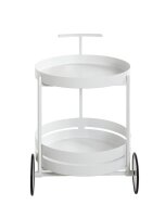 HAKU Möbel Servierwagen weiß 42,0 x 42,0 x 62,0 cm