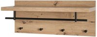 HAKU Möbel Wandgarderobe 37444 eiche Holz 4 Haken 75,0 x 30,0 cm, 1 St.