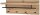 HAKU Möbel Wandgarderobe 37444 eiche Holz 4 Haken 75,0 x 30,0 cm, 1 St.