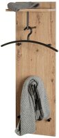 HAKU Möbel Wandgarderobe 37448 eiche Holz 5 Haken...