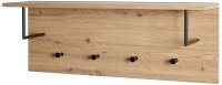 HAKU Möbel Wandgarderobe 37447 eiche Holz 4 Haken 80,0 x 30,0 cm, 1 St.