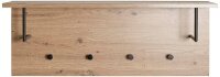 HAKU Möbel Wandgarderobe 37447 eiche Holz 4 Haken 80,0 x 30,0 cm, 1 St.