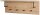 HAKU Möbel Wandgarderobe 37447 eiche Holz 4 Haken 80,0 x 30,0 cm, 1 St.