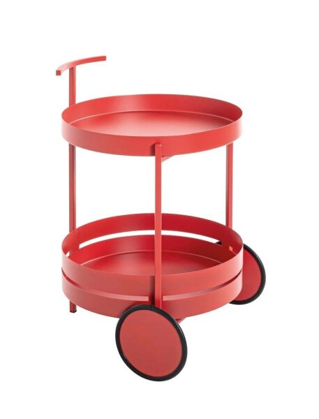 HAKU Möbel Servierwagen rot 42,0 x 42,0 x 62,0 cm