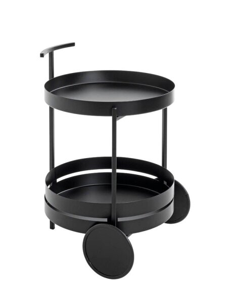 HAKU Möbel Servierwagen schwarz 42,0 x 42,0 x 62,0 cm