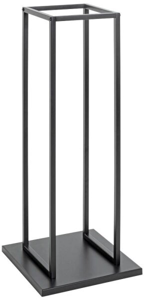 HAKU Möbel Kaminholzregal 37592 schwarz 33,0 x 33,0 x 85,0 cm