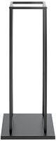 HAKU Möbel Kaminholzregal 37592 schwarz 33,0 x 33,0 x 85,0 cm
