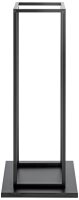 HAKU Möbel Kaminholzregal 37592 schwarz 33,0 x 33,0 x 85,0 cm