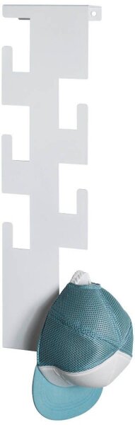 HAKU Möbel Wandgarderobe 47306 weiß Metall 6 Haken 15,0 x 60,0 cm, 1 St.