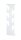 HAKU Möbel Wandgarderobe 47306 weiß Metall 6 Haken 15,0 x 60,0 cm, 1 St.