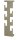 HAKU Möbel Wandgarderobe 47006 grün Metall 6 Haken 15,0 x 60,0 cm, 1 St.