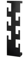 HAKU Möbel Wandgarderobe 47506 schwarz Metall 6...