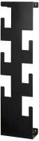 HAKU Möbel Wandgarderobe 47506 schwarz Metall 6 Haken 15,0 x 60,0 cm, 1 St.