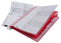 DURABLE Personalhefter Kunststoff rot DIN A4 5x...