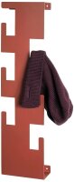 HAKU Möbel Wandgarderobe 47406 rot Metall 6 Haken...
