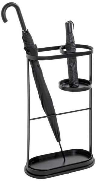 HAKU Möbel Schirmständer 47539 schwarz, Metall
