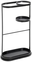 HAKU Möbel Schirmständer 47539 schwarz, Metall