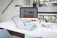 DURABLE Ordnerregister DIN A4 Überbreite 1-12 farbig 12-teilig, 1 Satz