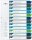 DURABLE Ordnerregister DIN A4 Überbreite 1-12 farbig 12-teilig, 1 Satz
