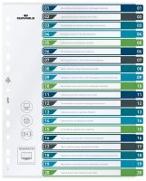 DURABLE Ordnerregister DIN A4 Überbreite 1-20 farbig...