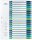 DURABLE Ordnerregister DIN A4 Überbreite 1-20 farbig 20-teilig, 1 Satz